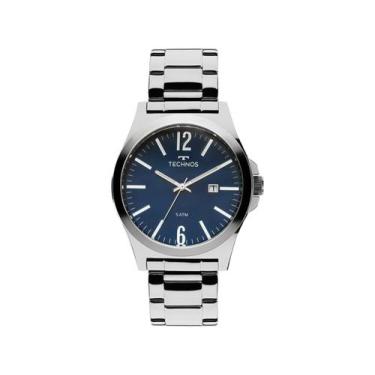 Imagem de Relógio Technos Steel Prata Masculino Original 2115LAY/1A