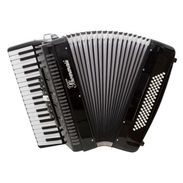 Imagem de Acordeon 80 Baixos 37 Teclas TA 8009 Preto Thommasi