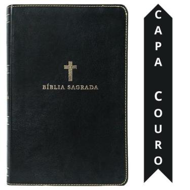Imagem de Livro - Bíblia Sagrada ACF, Letra Grande, Capa luxo preta, Leitura Per