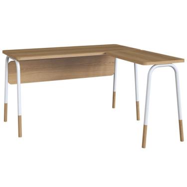 Imagem de Estação De Trabalho Flexus 136cm - Hanover E Branco