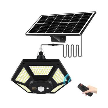Imagem de Luz Solar LED 180 Leds 1000LM com Controle Remoto - Para Galpão, Garag