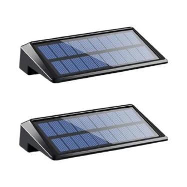 Imagem de Luzes De Parede Solares À Prova d'Água Para Exterior, Pacote Com 2, Lu