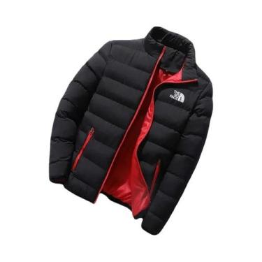 Imagem de Jaqueta Parka Masculina Grossa E Quente Para O Inverno, Casual, Com Go