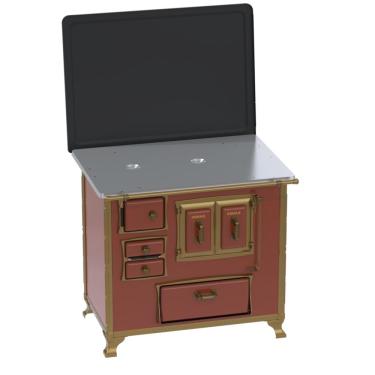 Imagem de Fogao a Lenha Venax n 2 Renaissance Chapa de Aluminio Tabaco SD