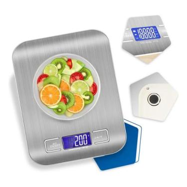 Imagem de Balança Cozinha Para Alimentos Digital Portátil Alta Precisão Praticid