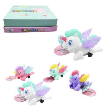 Imagem de Brinquedo de Corda Unicórnio a Corda - Amigos Mágicos Colecionáveis Que Anda ao Girar a...
