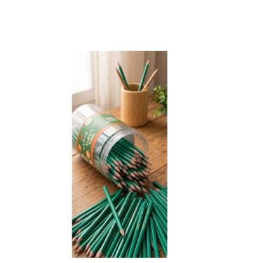 Imagem de Kit 72 Lápis Preto HB Corpo Verde Escolar Atacado Leo & Leo - LEONORA