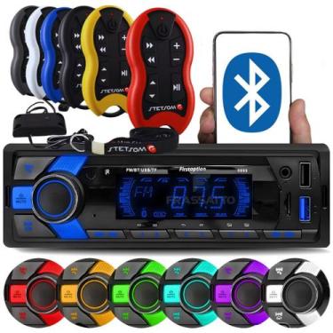 Imagem de Radio Automotivo Sem Toca Cd Mp3 Player Bluetooth Usb Display Colorido