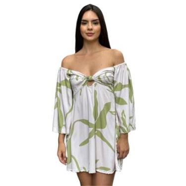 Imagem de Vestido Curto Estampado Lurdes Usenagai-Feminino