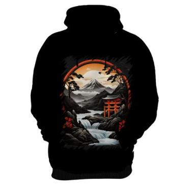 Imagem de Blusa de Frio Paisagem Oriental Portão Torii 4 - Kasubeck Store, Inf 0