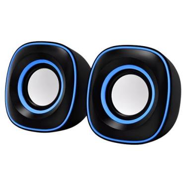 Imagem de Caixa de Som Multimídia para Computador Informática Cor:Azul - Dolce M