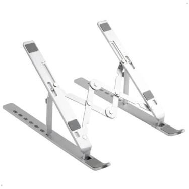 Imagem de Suporte De Alumínio De Resfriamento Ajustável Para Laptop - Suporte Re