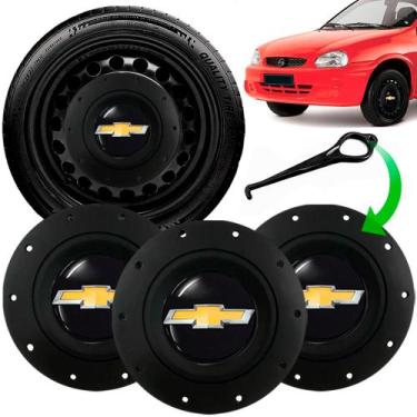 Imagem de Jogo 4 Calotas Central Gm Corsa Aro 13 14 15 Amarok - GFM