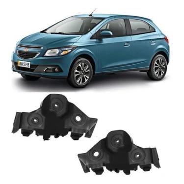 Imagem de Par suporte guia parachoque dianteiro onix 2012 2013 2014 2015 2016 - 