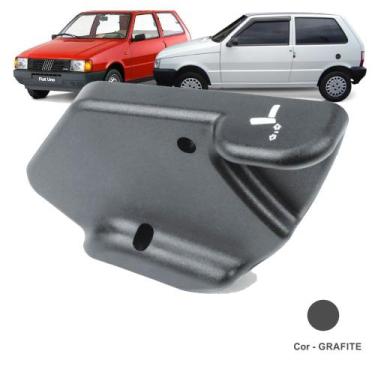 Imagem de Alavanca Levantar Banco Palio Uno 2 Portas Esquerdo Grafite - PLASTCAR