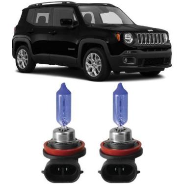 Imagem de Lampadas super branca farol milha jeep renegade 2015 h11 - VELOX TIGER