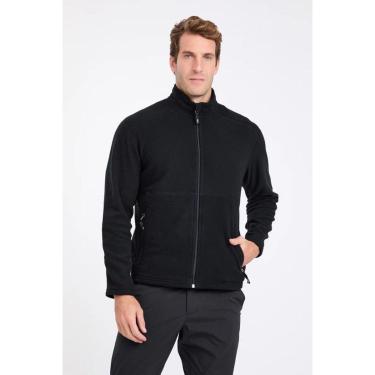 Imagem de Jaqueta Solo Microfleece III Masculina Preta-Masculino
