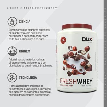 Imagem de Whey Protein FreshWhey Chocolate com Avelã Dux Nutrition 900g-Unissex
