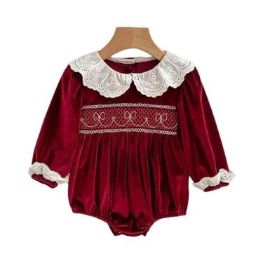Imagem de Vestido De Princesa Vermelho Com Renda Para Meninas, Roupa De Festa De
