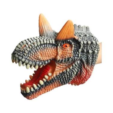 Imagem de Fantoche De Mão De Dinossauro Para Crianças, T-Rex, Tubarão, Tigre, Br