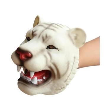 Imagem de Fantoche De Mão De Dinossauro Para Crianças, T-Rex, Tubarão, Tigre, Br