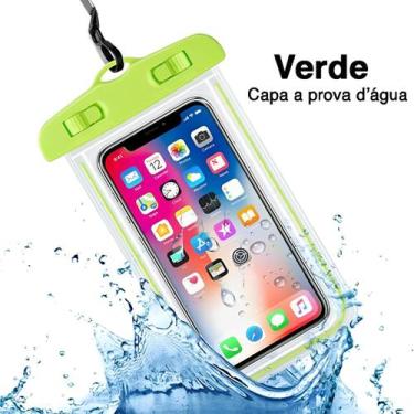Imagem de Bolsa Case Prova Dágua Celular Até 7 Polegadas Capinha Case Aquática F