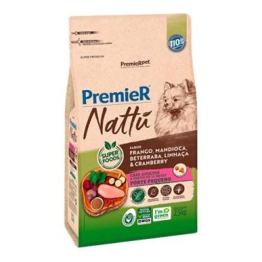 Imagem de PremieR Nattú Frango/Mandioca/Beterraba Cães Porte Peq 2,5Kg