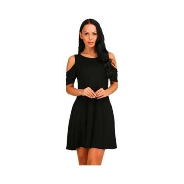 Imagem de Vestido Elegante De Verão Com Ombros Descidos Para Mulheres, Vintage, 
