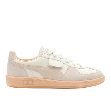 Imagem de PUMA Tênis feminino Palermo, Branco quente/neve alpina/caju, 37