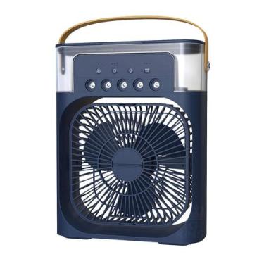 Imagem de mini Ventilador Melhora qualidade do ar humidificador 600ml - TECK KIN