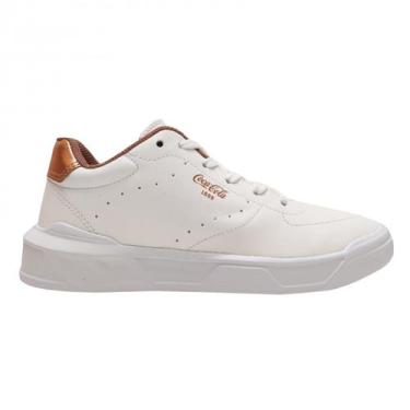 Imagem de Tênis Feminino Coca-Cola Shoes Soho Ease Versátil CC2347, Branco, 33