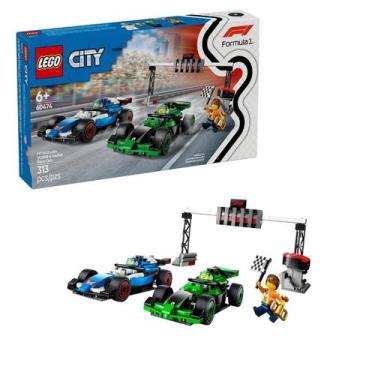 Imagem de Lego f1 grid com carros de corrida vcarb e sauber 60474