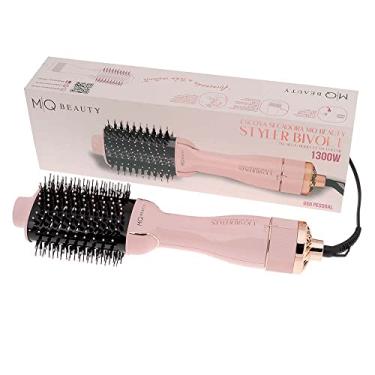 Imagem de MQ HAIR - Escova Secadora e Modeladora de Cabelo Profissional Beauty Styler - Revestimento Black Ceramic, Controle de Frizz, Tecnologia Ion - Cabo 2 Metros, 3 Níveis de Temperatura - 1300W, 110V Rosa