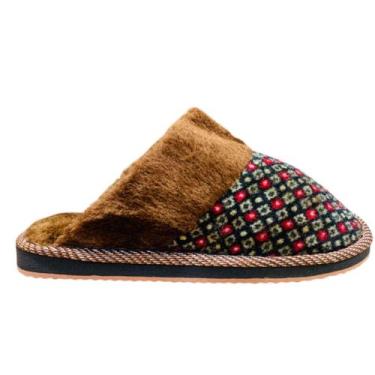 Imagem de Pantufa Feminina Fechada Pelúcia Antiderrapante - Chinelos Solemar, 37