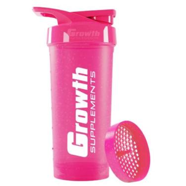 Imagem de Coqueteleira Shake Academia Garrafa de Àgua 600ml Original rosa - Grow