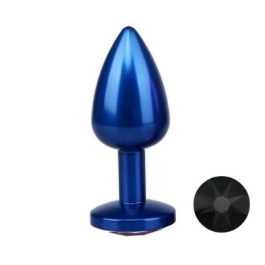 Imagem de Plug Anal de Aço com Joia Sexshop Fetiche Prazer - MEAME