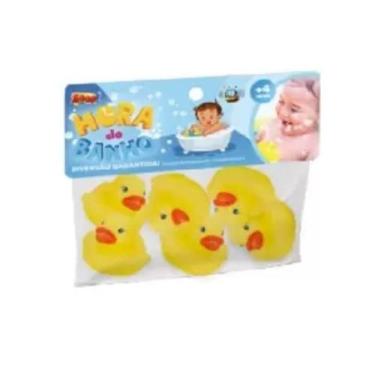 Imagem de Hora Do Banho Kit Com 6 Patinhos ZP00783 Zoop Toys
