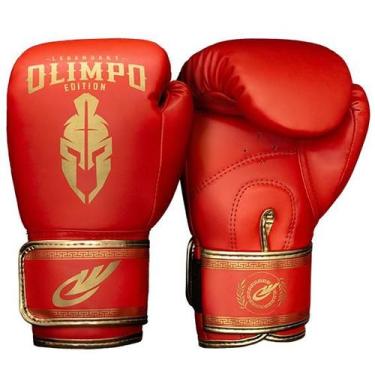 Imagem de Luva De Boxe Muay Thai Kickboxing Olimpo Legendary Edition, Vermelho c