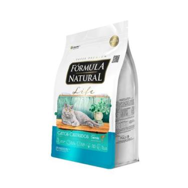 Imagem de Ração Fórmula Natural Life Gatos Castrados Sabor Salmão 15kg Adimax