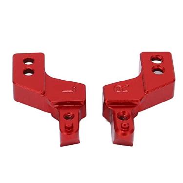 Imagem de Montagem de pára-choque dianteiro, assentos dianteiros de impacto Acabamento requintado para carro RC AXIAL SCX24 1/24(vermelho)