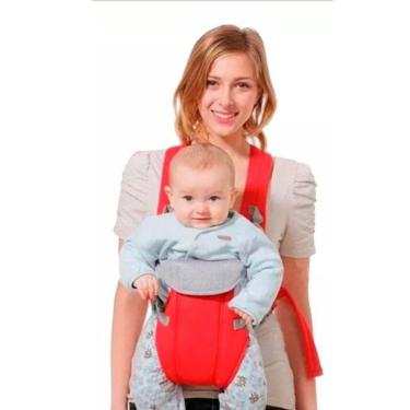 Imagem de Canguru Sling Colinho para carregar Bebê - Vermelho