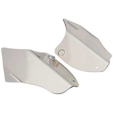 Imagem de Kuryakyn Acessório de motocicleta 1186: Protetores de sela de defletor de calor para motocicletas Harley-Davidson Softail 2000-17, fumaça reflexiva, 1 par