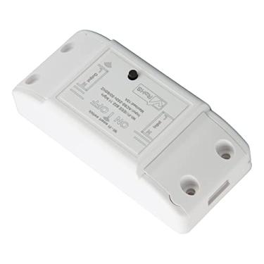 Imagem de Controlador de luz sem fio, controle remoto de temporização 90-250V 10A interruptor WiFi para compartilhamento em família