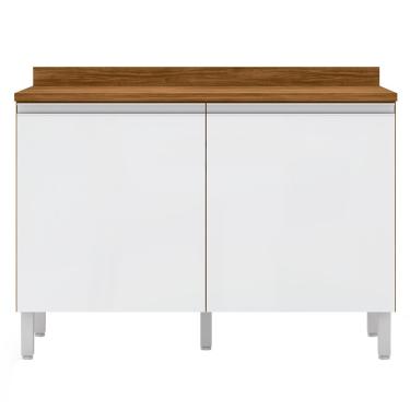 Imagem de Balcão Duplo Bartira Jaspe com 2 Portas e 1 Prateleira - 120,1cm de largura