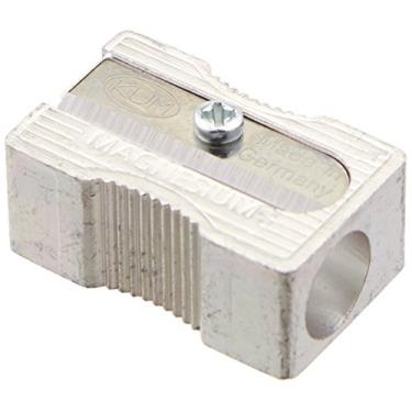 Imagem de Kum 104.03.01 apontador retangular de lâmina de aço com 1 furo de liga de magnésio