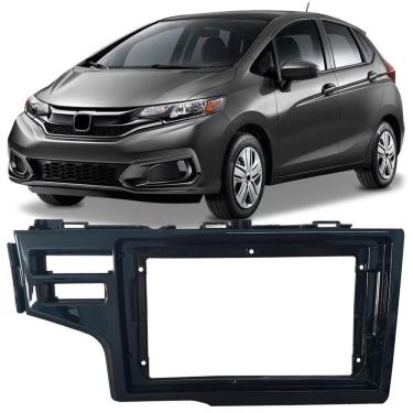 Imagem de Moldura De Painel 2 Din 9" Polegadas Honda Fit 2015 2016 2017 2018 2019 2020