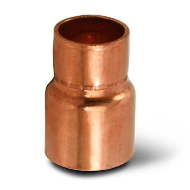 Imagem de SUPPLY GIANT Redutor de encaixe de cobre GDSD567I com conector macho e soquete fêmea para suor, 1,9 x 1,5 cm