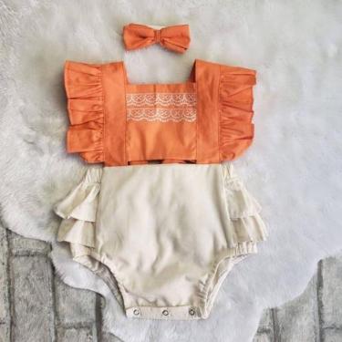 Roupa fantasia moana baby 3 a 6 meses - Mimos da Gislaine