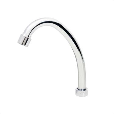 Imagem de Tubo Em Inox Cromado Bica 3/4 Cozinha Com Arejador Jato Fixo