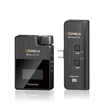 Imagem de Sistema Wireless Digital Microfone Comica BoomX-D UC1 Sem Fio Ultra Compacto USB-C para SmartPhones Android